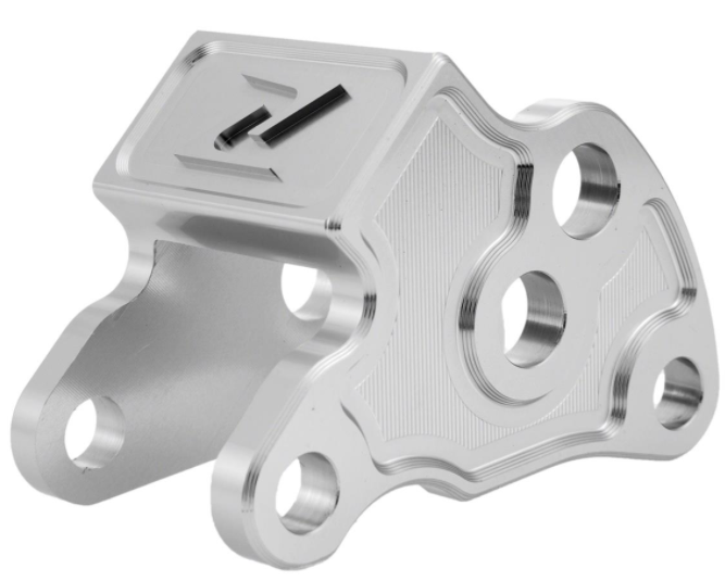 Adaptateur pour amortisseur surbaissé, arrière pour Vespa Primavera/Sprint, argenté