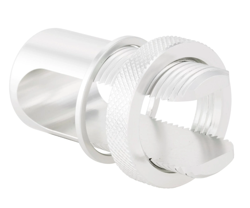 Pince de maintien du porte-bagages pour Vespa, alu, argenté