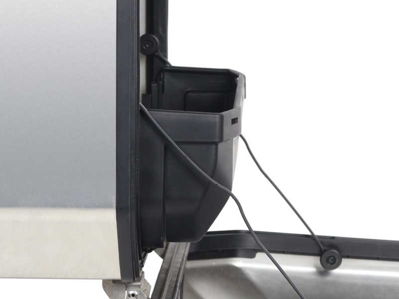 Shad valise latérale Terra TR47, droite, aluminium argenté, 47 l