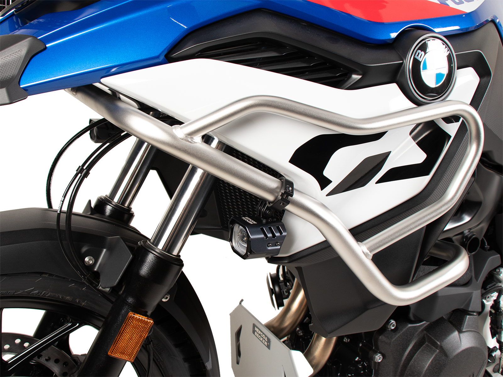 Arceau de protection du réservoir en acier inoxydable pour BMW F 800 GS (24-) Hepco & Becker