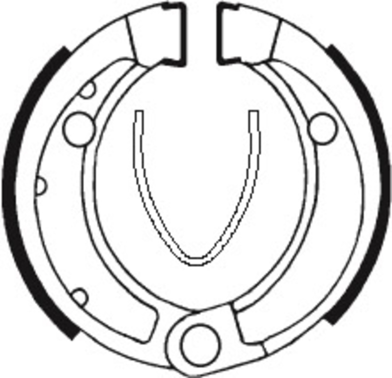 Mâchoires de frein organiques Tecnium ATV - BA048