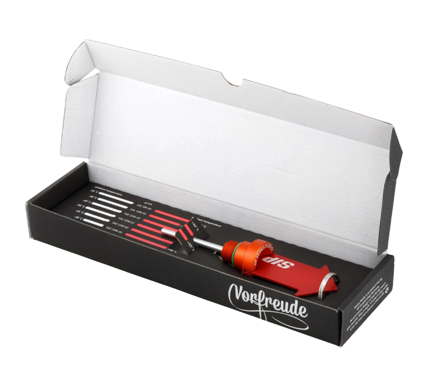 Bouchon de remplissage d'huile moteur pour Vespa GTS Super 125ccm 4T LC Euro 3 (09-16), orange mat