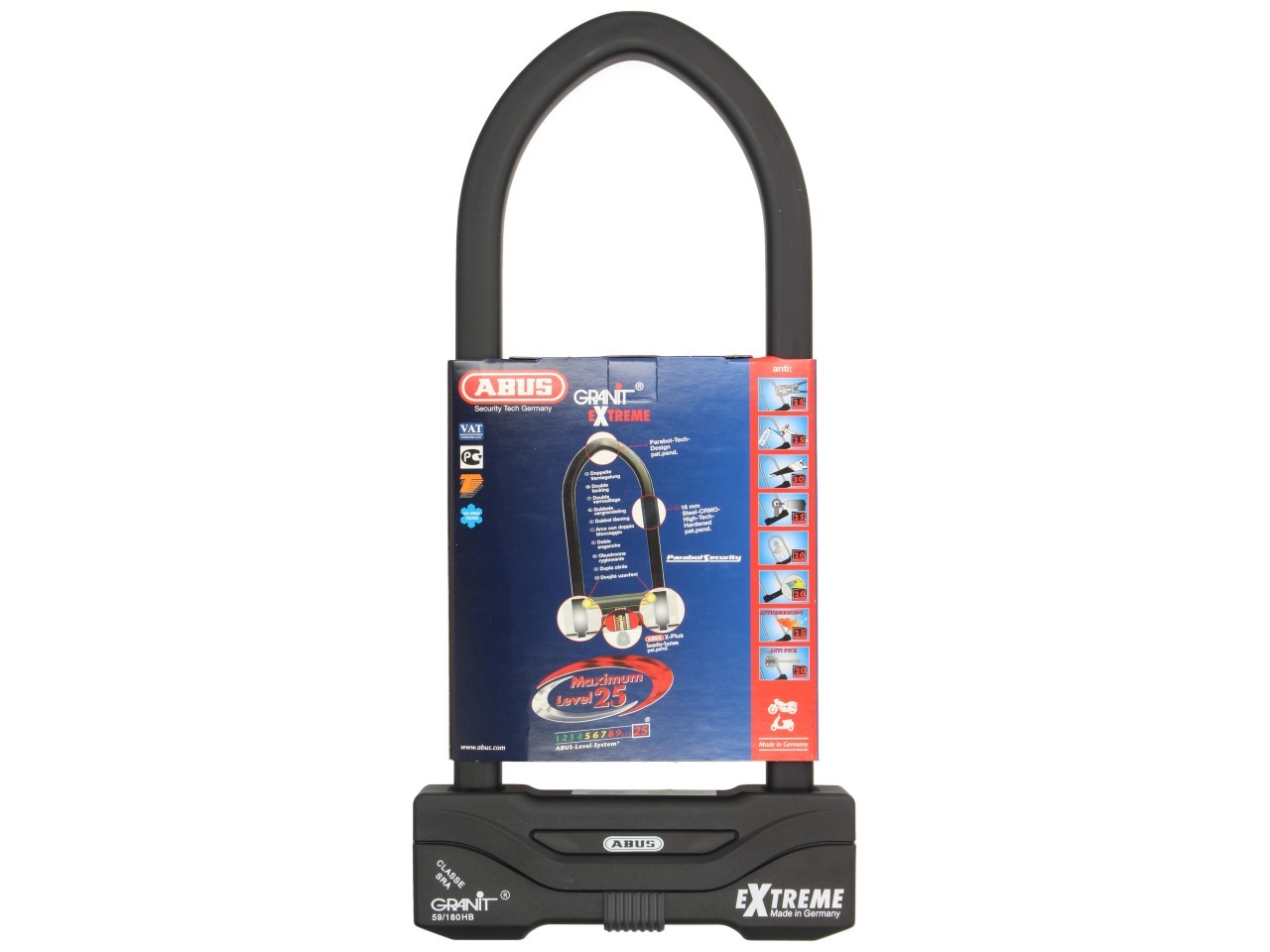 Antivol à arceau ABUS 310x111 Granit Extreme Plus 59 pour moto, scooter & Vespa