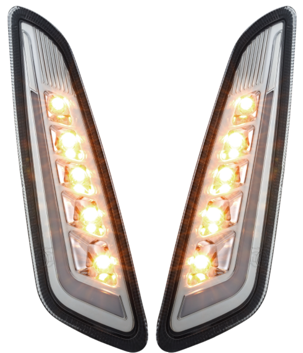 Kit clignotant avant gauche/droite pour Vespa Primavera/Sprint 50ccm 2T/4T, teinté