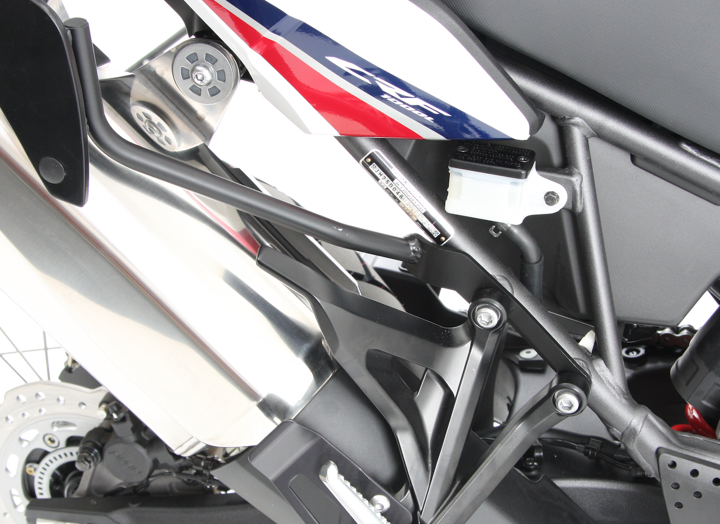 Supports latéraux C-Bow noirs pour Honda CRF 1000 Africa Twin (16-17) Hepco & Becker