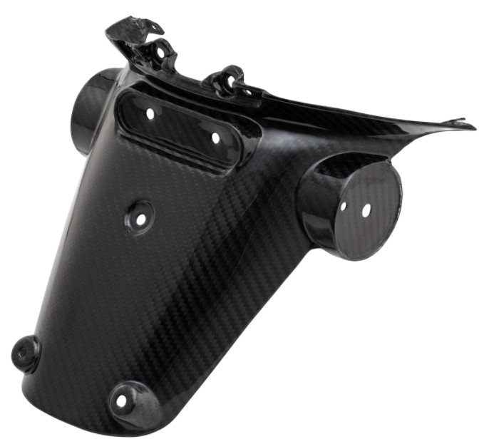 Support de plaque d'immatriculation pour Vespa Primavera/Sprint 50-150ccm, carbone