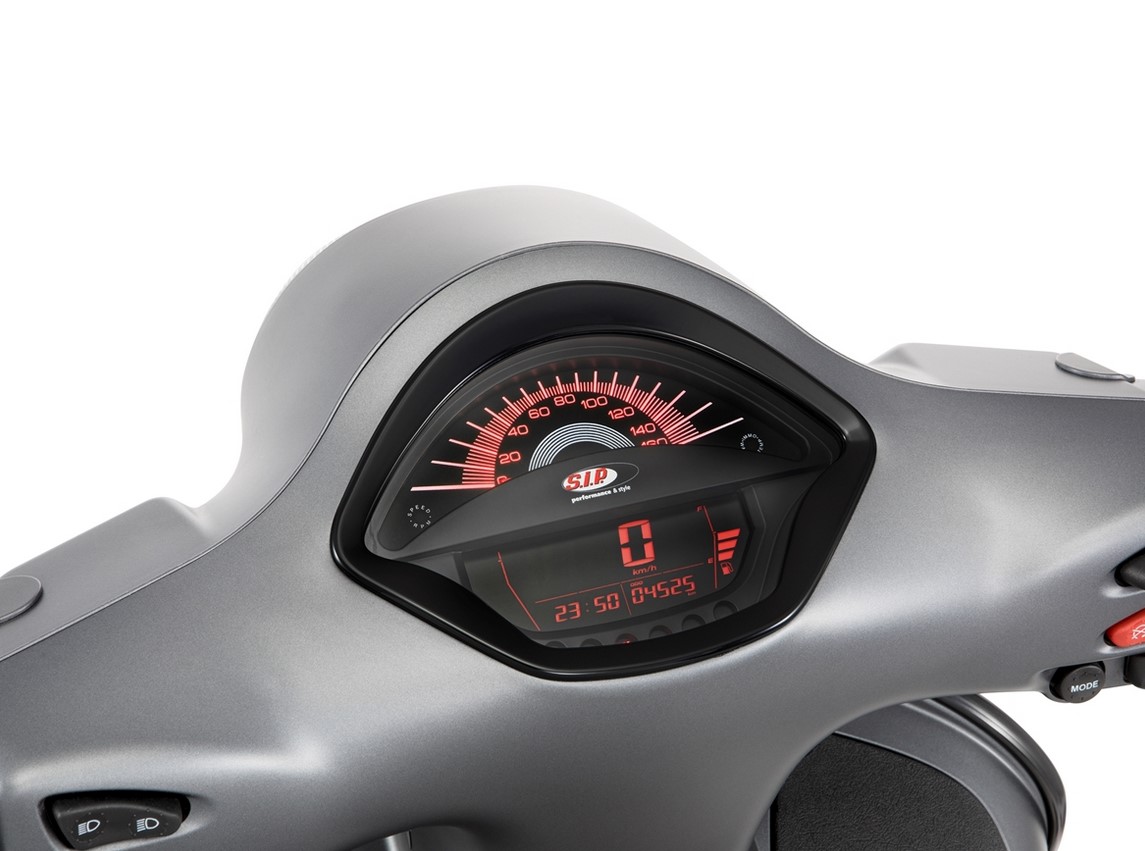 Compte-tours/tachymètre pour Vespa GTS/GTS Super 300ccm FL ('14-), noir