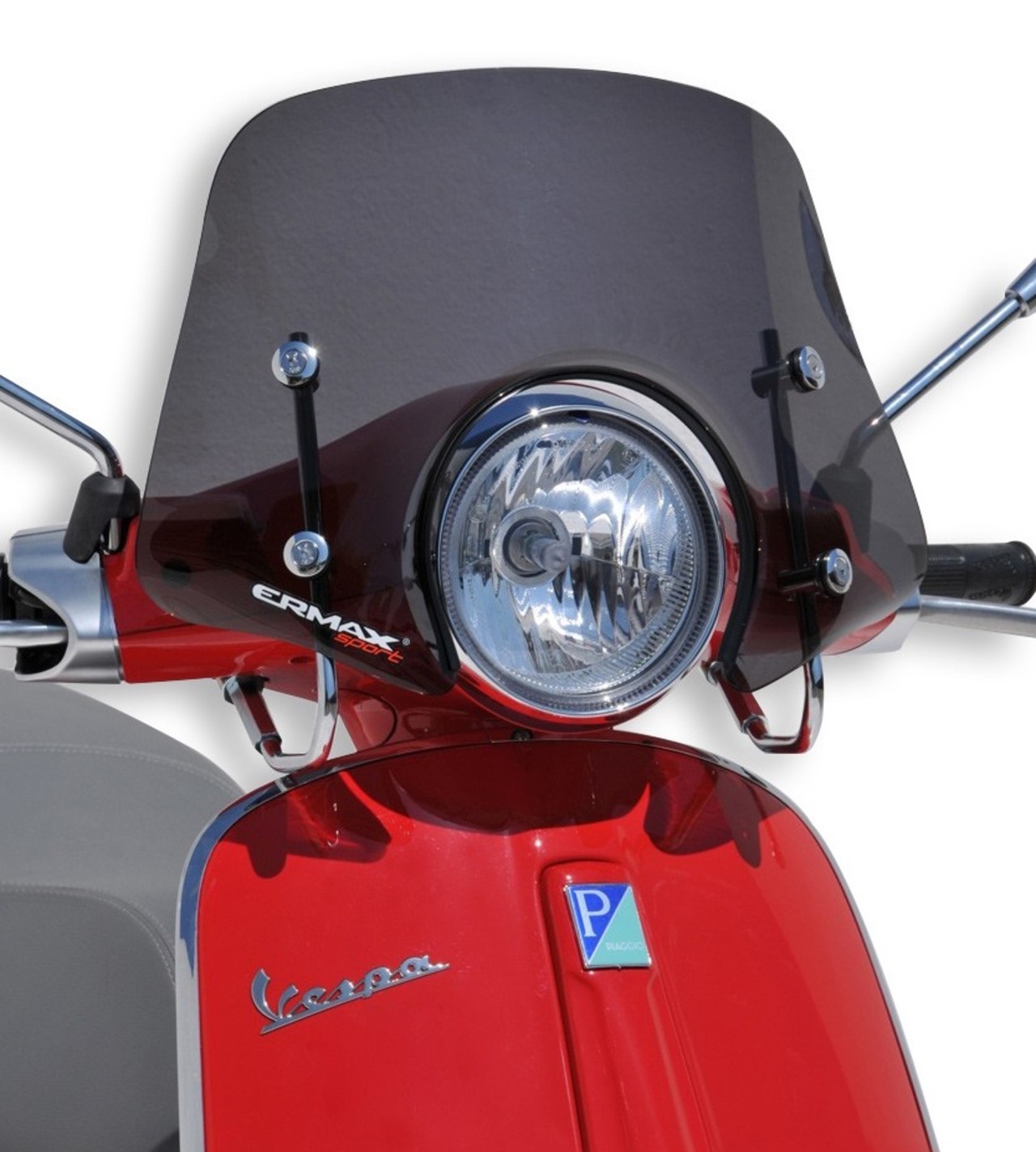 Pare-brise ERMAX Piccolo H 300 mm pour Vespa Primavera 50-150ccm 2T/4T, clair