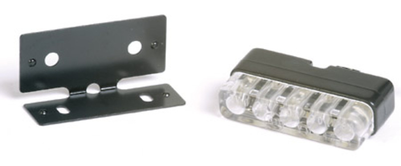 HIGHSIDER smart Mini LED éclairage de plaque d'immatriculation noir (1pc)