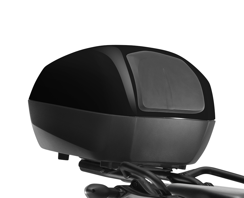 Original Honda VFR800X Crossrunner Top Case 31 L Mat Gunpowder Black Metallic NH436