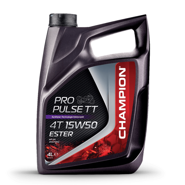 CHAMPION® Pro Pulse TT 4T 15W-50 Huile moteur à l'ester - 4 litres