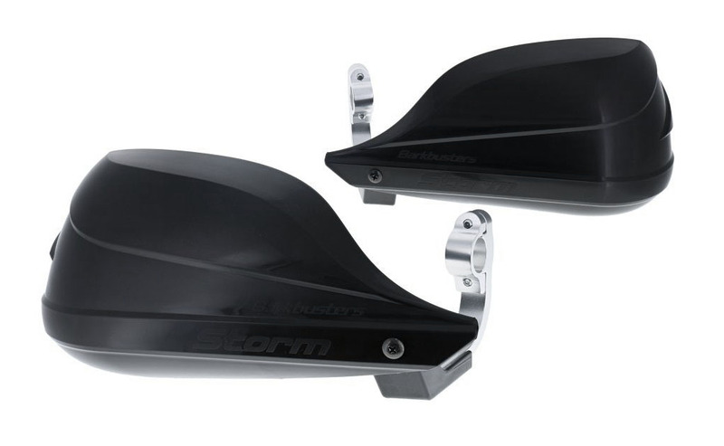 Barkbusters Storm Hanguads Set support de serrage à un point - bout de guidon Ø22mm Noir