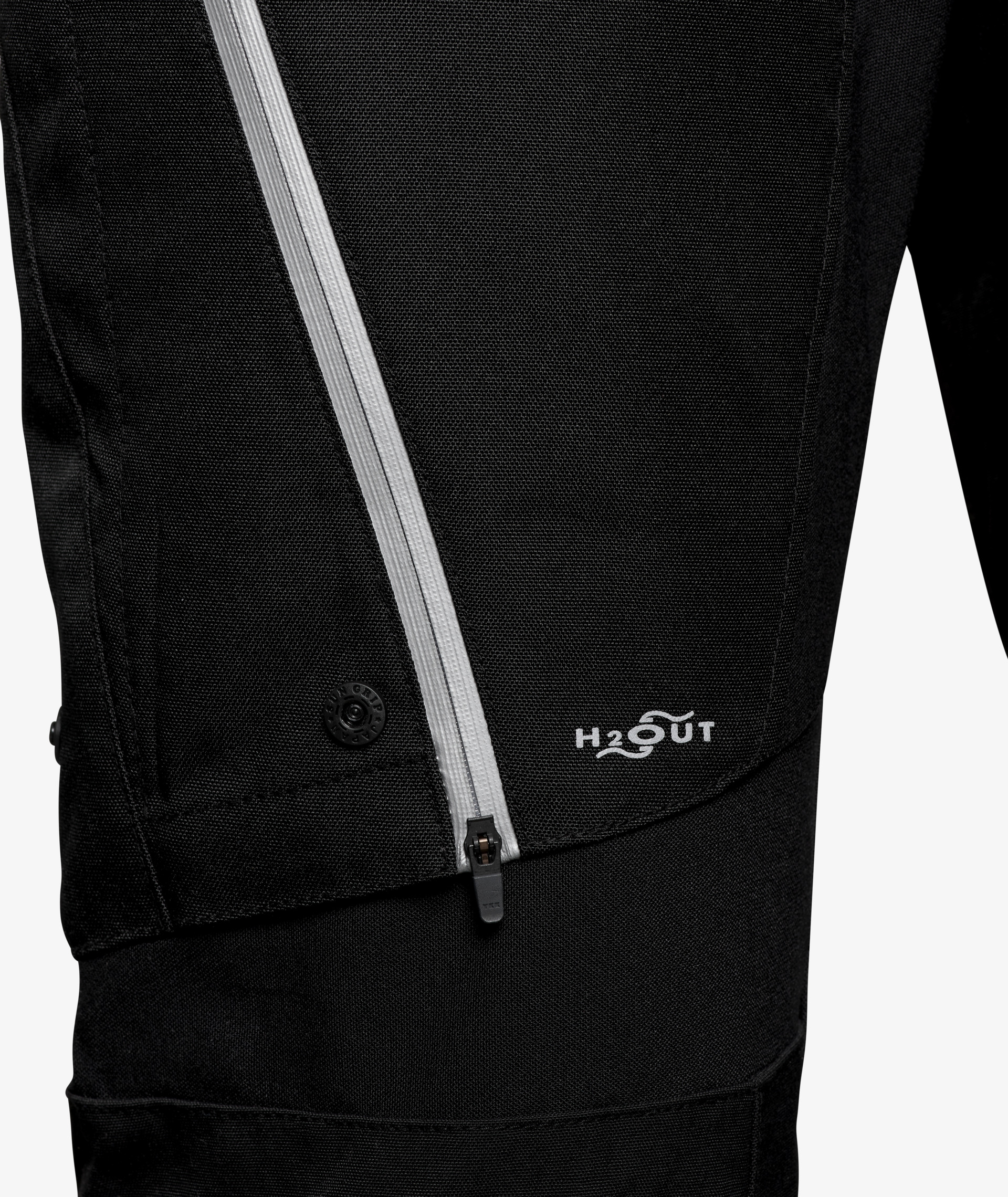 Pantalon Moto Guzzi "Adventure Touring" noir, protections incluses