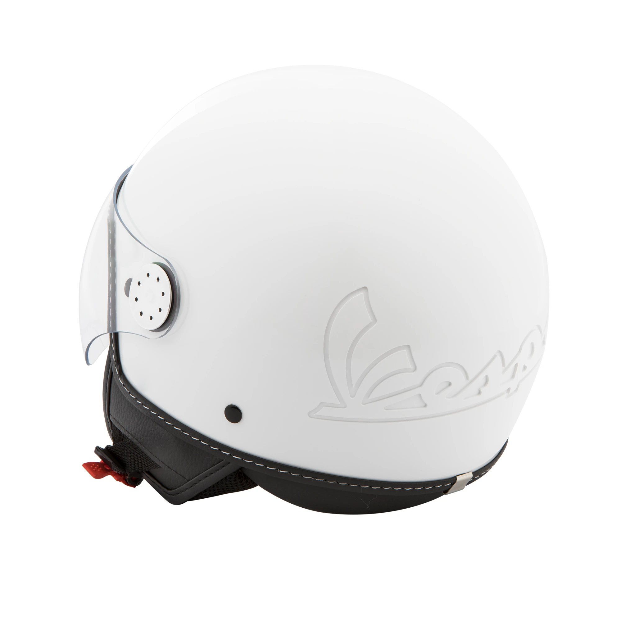 Vespa casque jet visor 4.0 blanc color vibe