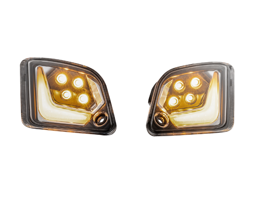 Kit de clignotants avant & arrière pour Vespa GTS/GTS Super/GTV 125-300ccm, clair