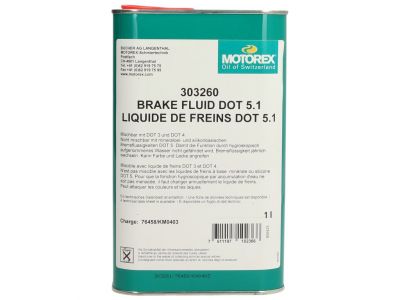 Liquide de frein Motorex, DOT 5.1, 1 l