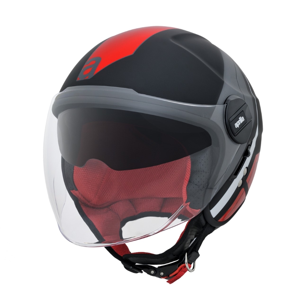 Aprilia casque jet A-Jet noir mat