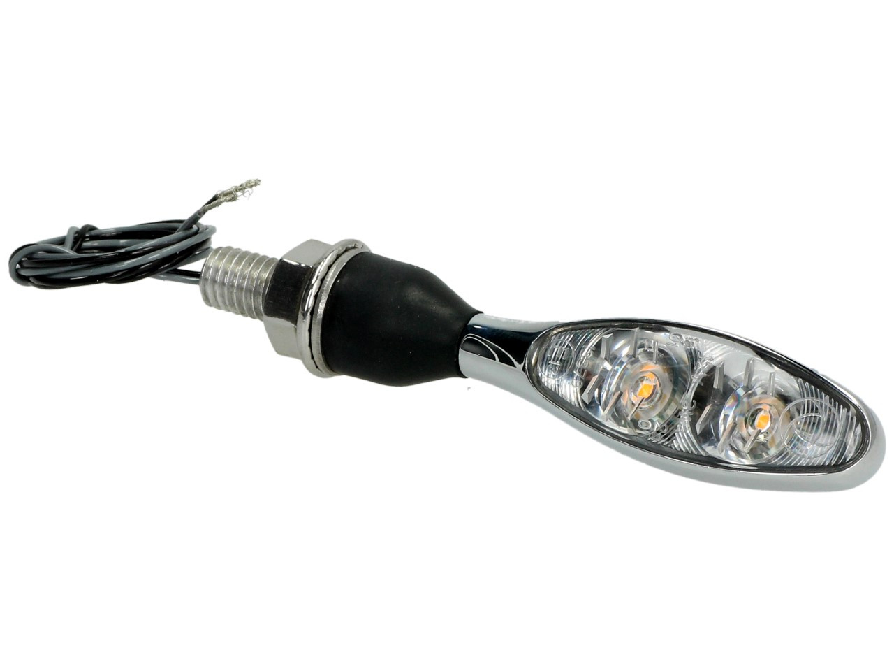 Clignotants Kellermann, Micro 1000 Extreme, acier, LED, V/H, G/D, 12 V, chrome brillant, M8x20