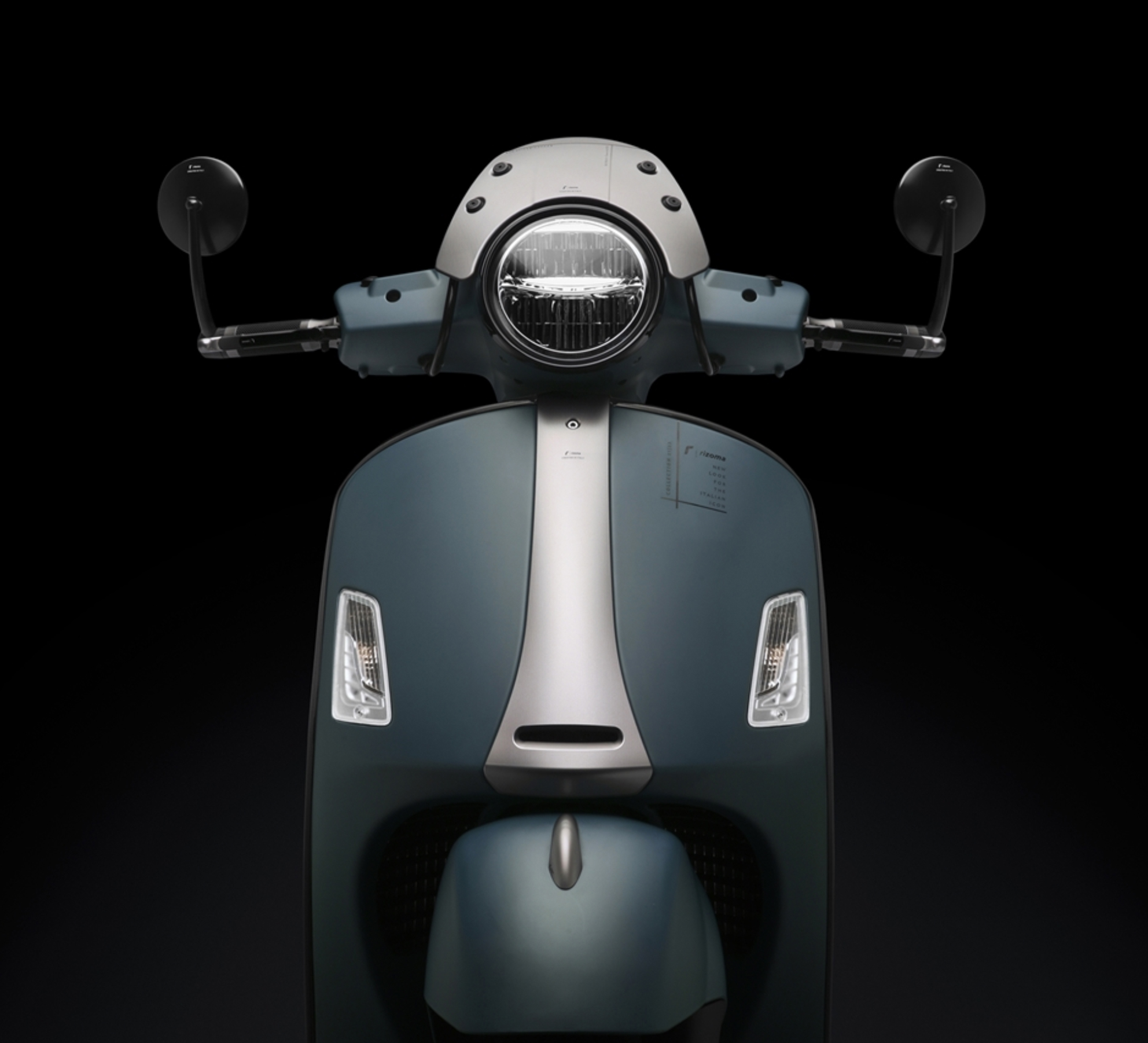 Rétroviseur d'extrémité de guidon RIZOMA "SPIRIT RS" pour Vespa LX/LXV/S/GTS/GTS Super/GTV/GT 60/GT/GT L