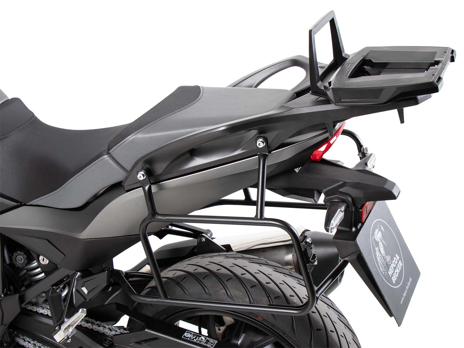 Support de topcase en alurack pour le porte-bagages d'origine pour Honda NT 1100 (22-24) Hepco & Becker