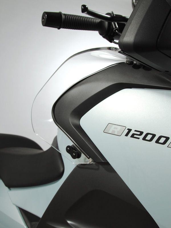 Protège-jambes pour BMW R 1200 RT (10-14), fumé clair, la paire