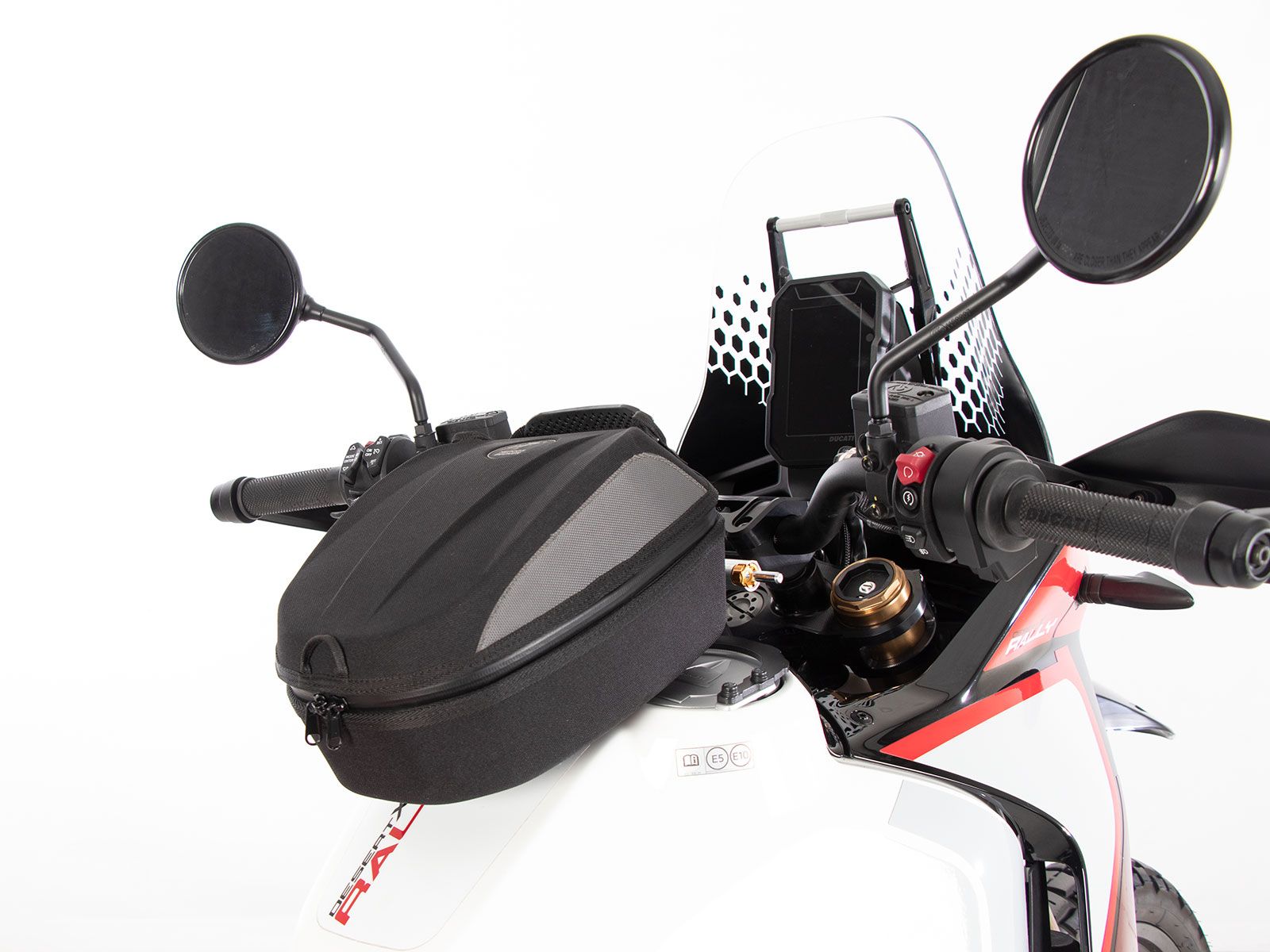 Anneau de réservoir Basic avec unité de fermeture de la sacoche de réservoir pour Ducati DesertX (22-) Hepco & Becker