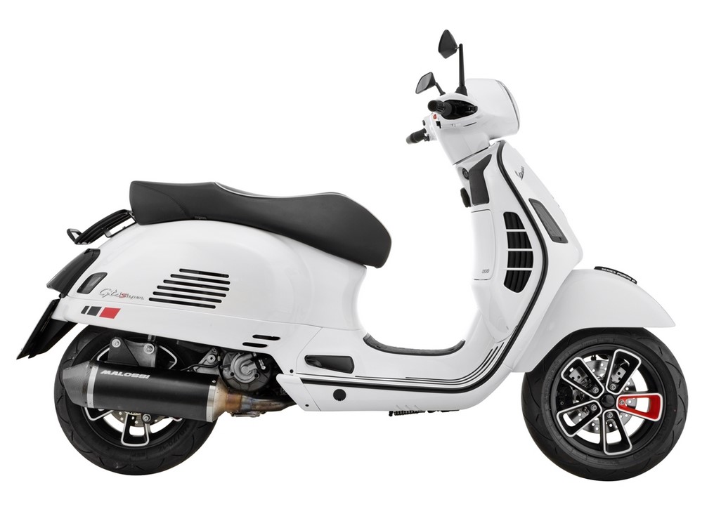 Porte-bagages arrière 70's pour Vespa GTS/GTV/GT 125-300ccm 4T LC, noir