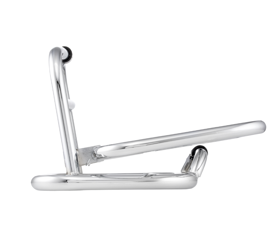 Porte-bagages arrière pour Vespa 946 3V i.e. 125cc, pliable, chrome