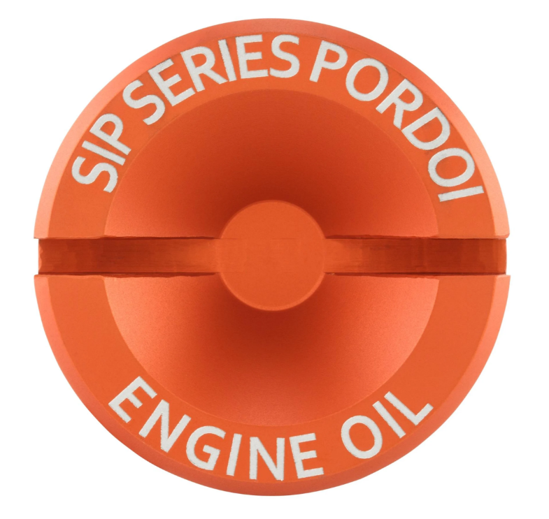 Bouchon de remplissage d'huile moteur pour Vespa LX/S 3V i.e. 125-150ccm 4T AC, orange mat