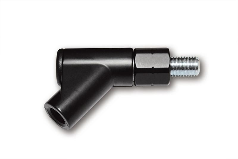 Adaptateur de rétroviseur HIGHSIDER smart noir M10x1,25, filetage à gauche