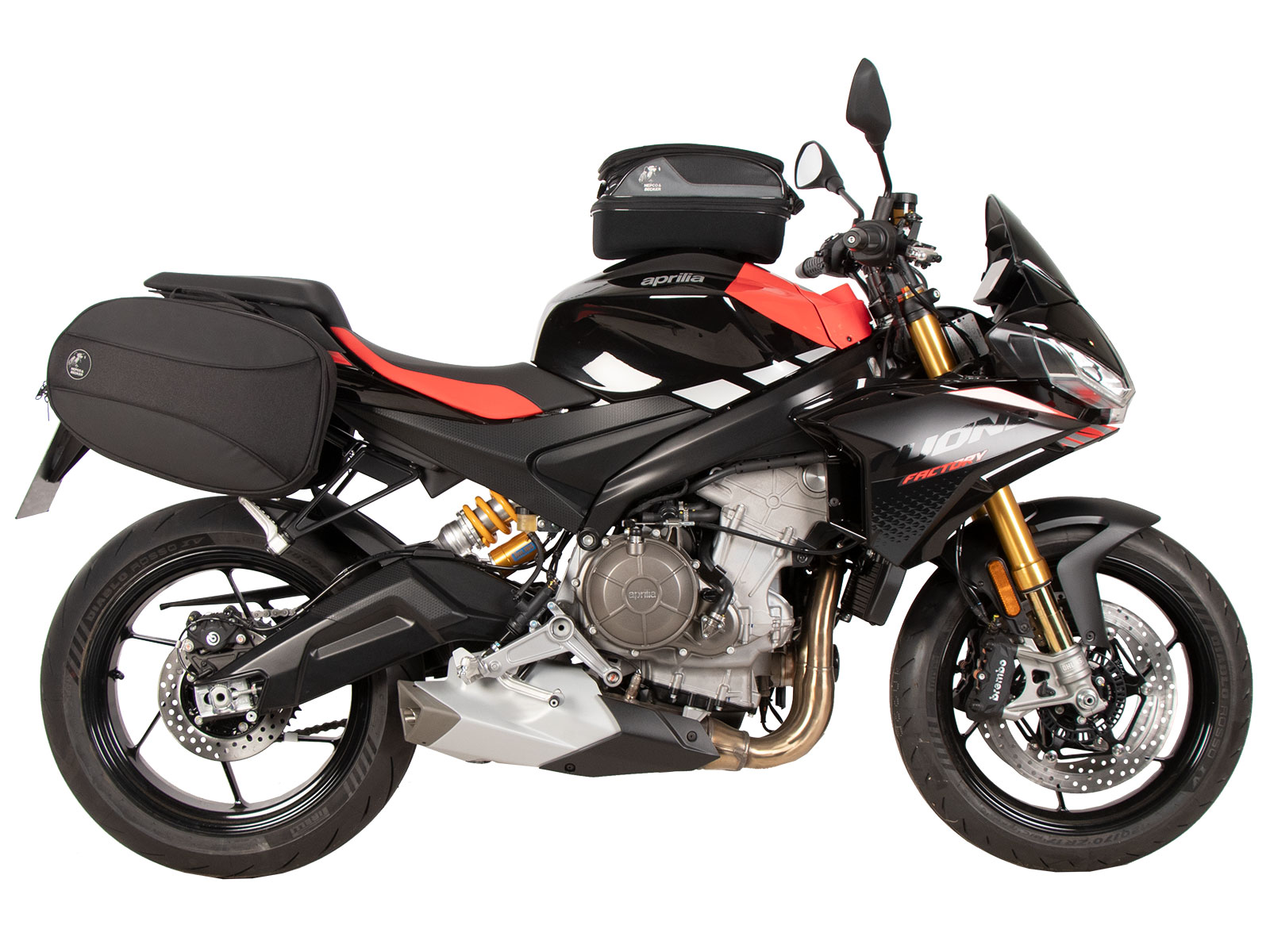 Anneau de réservoir Basic avec unité de fermeture de la sacoche de réservoir pour Aprilia Tuono 660 Factory (22-)
