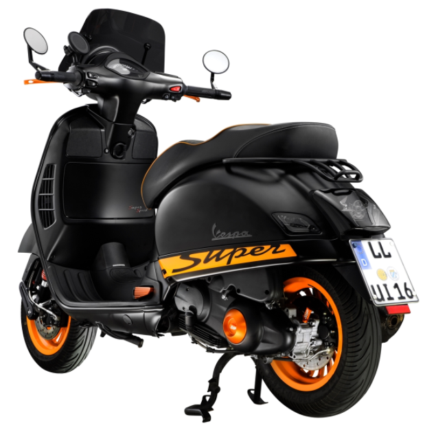 Couvercle de vario pour Vespa, orange mat