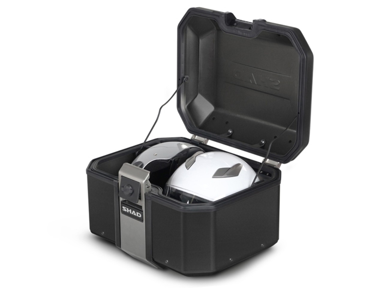 Shad Topcase TR48, aluminium noir, 48 l