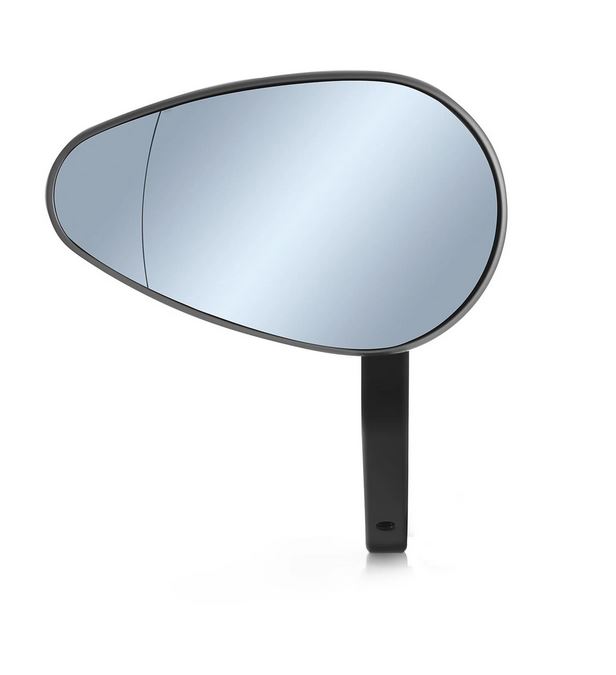 Rétroviseur d'extrémité de guidon RIZOMA "Reverse Radial" gauche ou droit pour Vespa, gris anodisé