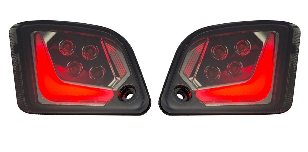 Kit de clignotants arrière gauche/droite pour Vespa GTS/GTS Super/GTV 125-300ccm ('14-22), teinté