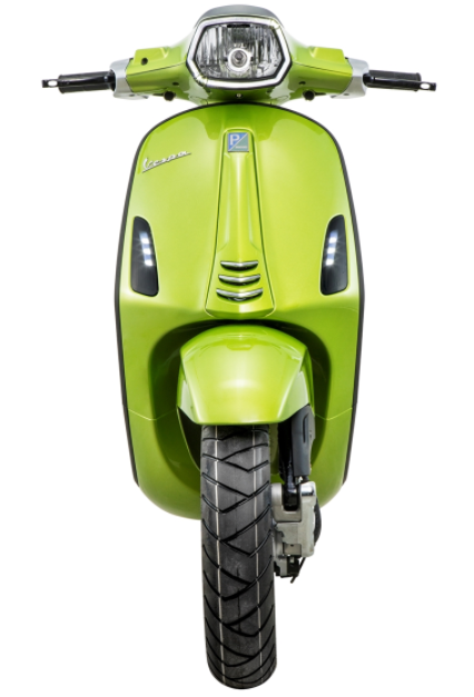 Anneau de lampe noir brillant LED anneau lumineux pour Vespa Sprint 50ccm 2T/4T ('13-'18)