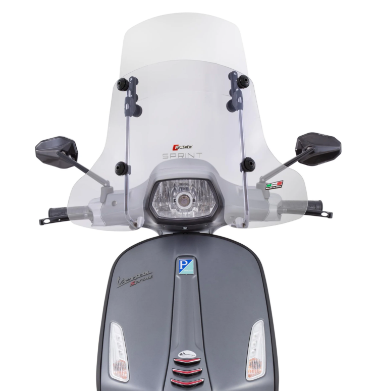 Pare-brise Faco "Twin-Screen" pour Vespa Sprint - clair