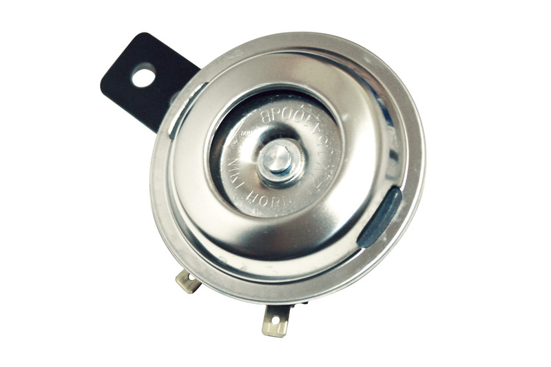 HIGHSIDER smart Horn acier inoxydable, 12V, 72 mm de diamètre, E-approuvé