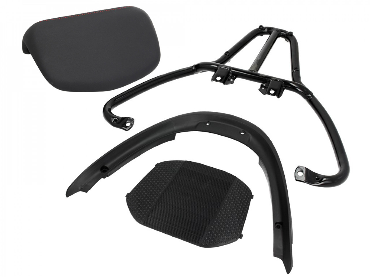 Kit Top Case (avec plaque de fixation), 37 l, blanc pour Piaggio MP3 125 / 300 / Sport HPE