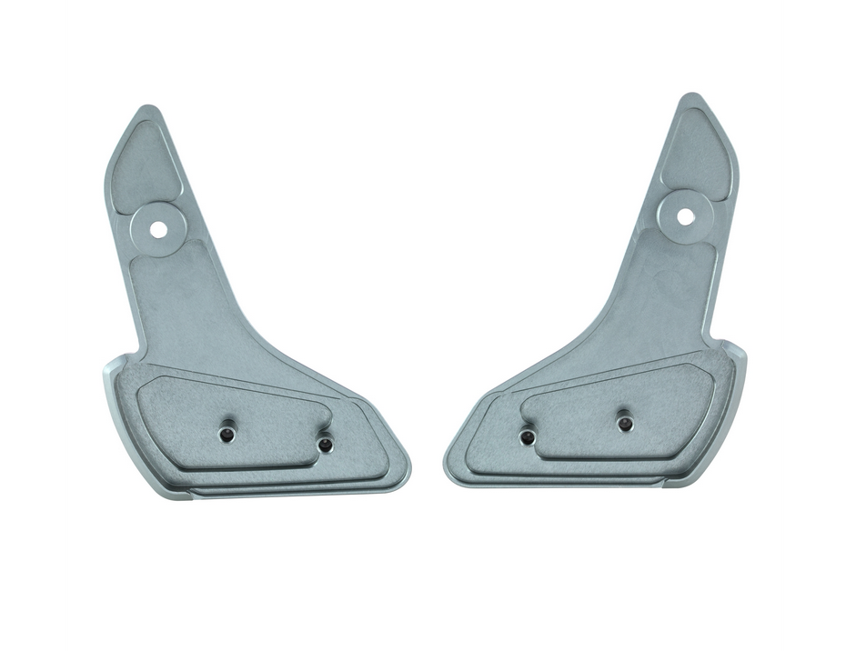 Repose-pieds droit et gauche pour Vespa Primavera /Sprint 50-150ccm 2T/4T AC, gris mat