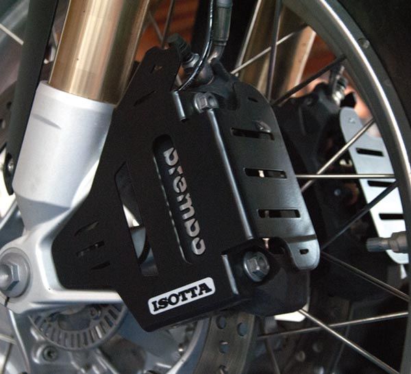 Protection d'étrier de frein avant pour BMW R 1200 GS LC (13-16), aluminium, noir