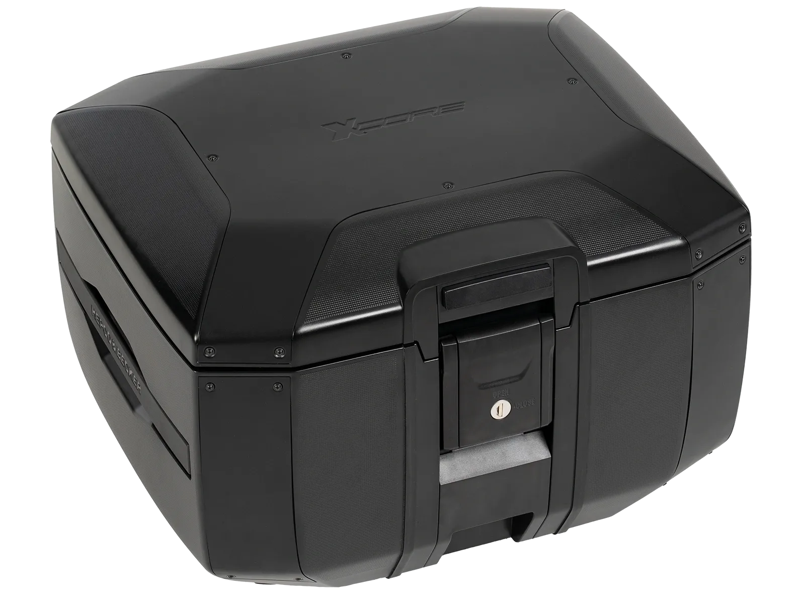 Topcase Xcore 40 noir avec cache noir pour Smartrack Hepco & Becker