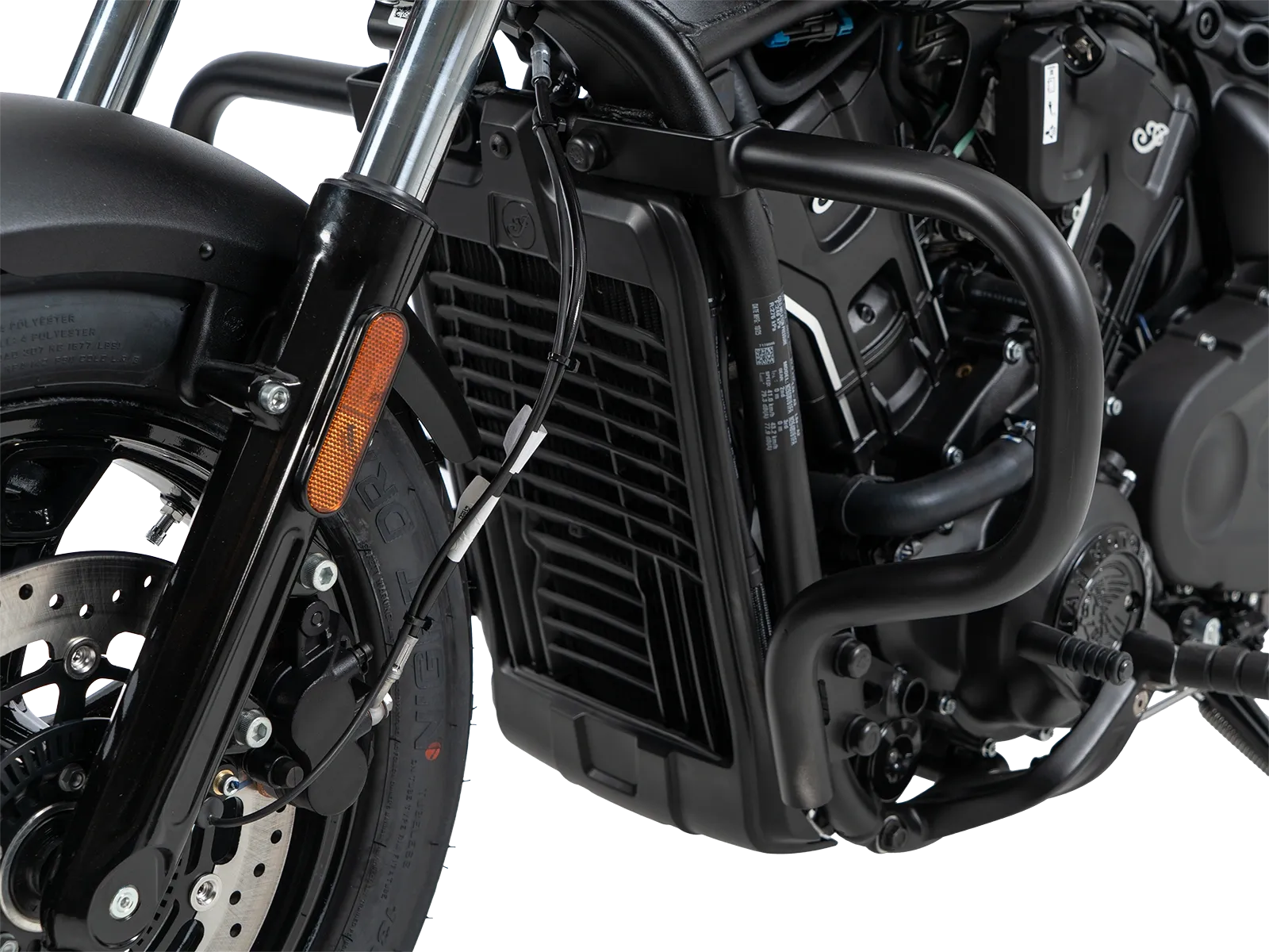 Arceau de protection moteur noir pour Indian Scout Sixty Bobber (25-) Hepco & Becker