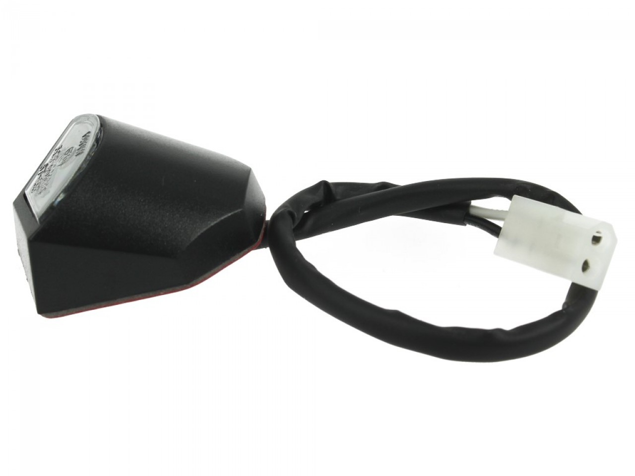 Éclairage de la plaque d'immatriculation, réglable