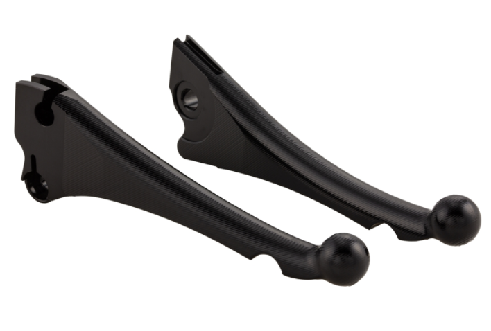 Kit levier de frein sport "Shorty 3D" gauche/droite pour Vespa LX/LXV/S/Primavera/Sprint, noir