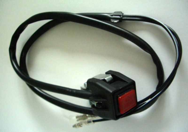 HIGHSIDER Interrupteur Smart universel, carré (type bouton-poussoir) Pour arrêt moteur, klaxon (1pc)