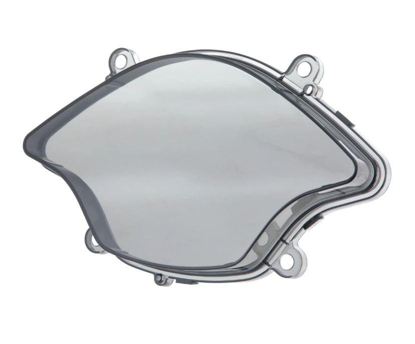 Verre tachymètre pour Vespa Primavera/Sprint/Elettrica 50-150ccm, teinté noir