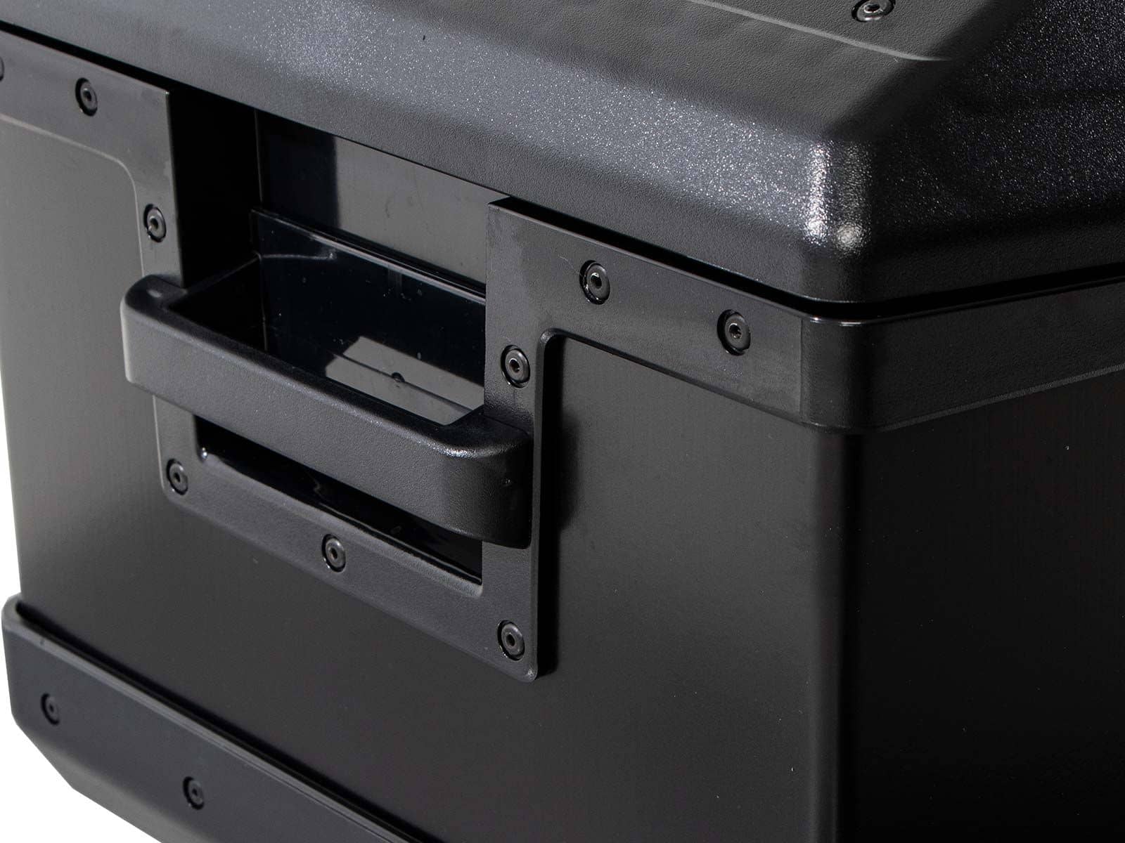 Topcase en aluminium Xplorer 60 litres aluminium noir Hepco & Becker