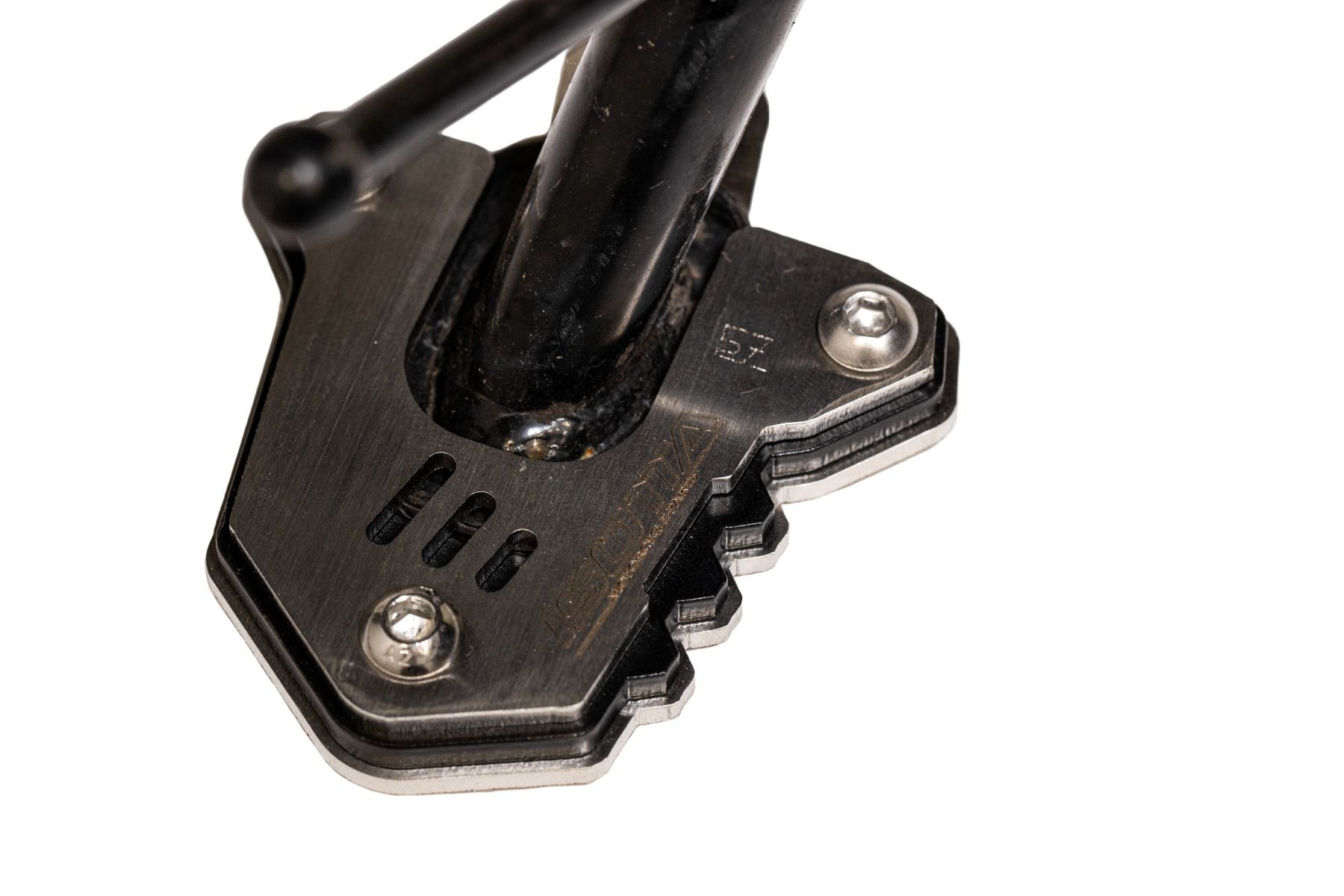 Élargissement du pied de béquille latérale pour Honda CB 500 X (19-23) / NX 500 (24-), bleu