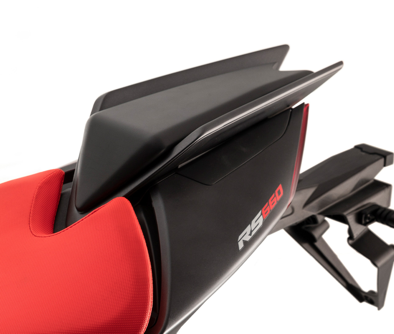 Couverture de siège passager Apex Black pour Aprilia RS 660